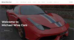 Desktop Screenshot of michaelwisecars.co.uk